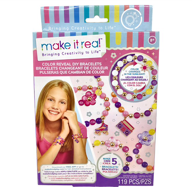 Make It Real 美麗夢工坊 魔力炫彩變色串珠 5+手鍊, 1個