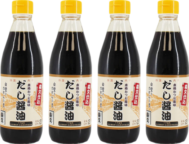 MORIBUN 森文釀造 柴魚風味醬油, 360ml, 4瓶