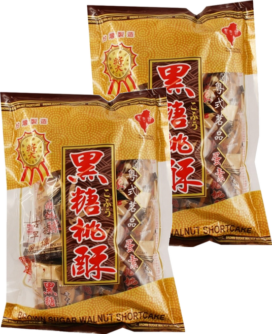義香珍 黑糖桃酥, 300g, 2袋