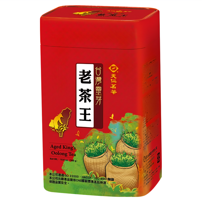 天仁茗茶 台灣靈芽老茶王, 300g, 1罐, 1罐