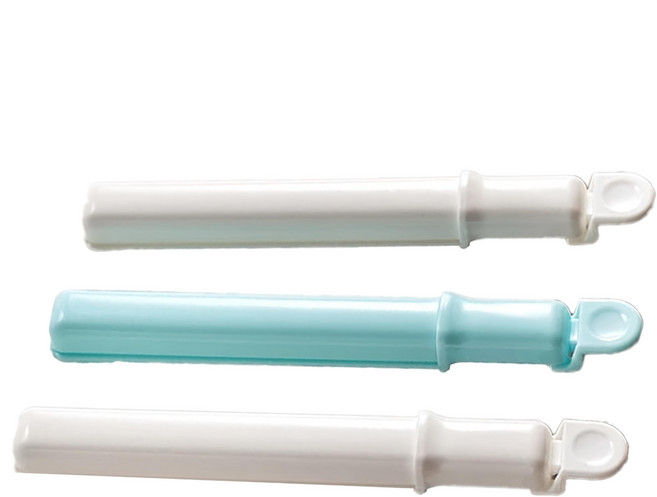 Bebehome 封口夾 3個, 白色 + 薄荷綠, 1組