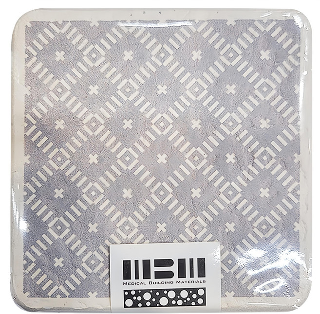 MBM MIT花磚珪藻土吸水杯墊 極簡永恆a 1個 10 x 10 x 1.2cm
