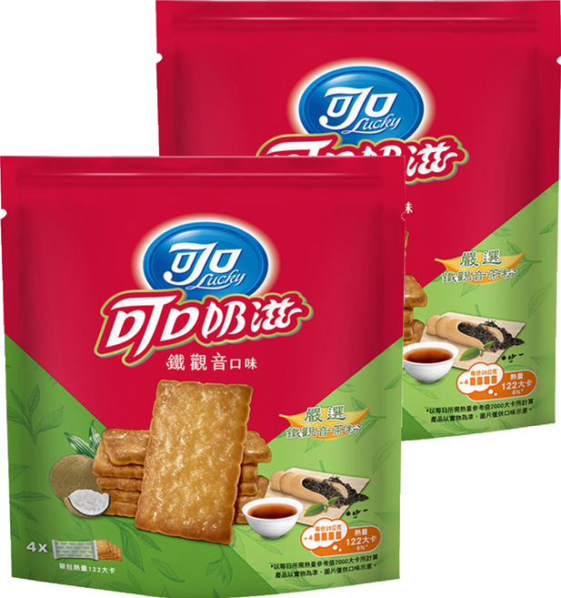 可口 可口奶滋 鐵觀音口味, 100g, 2袋