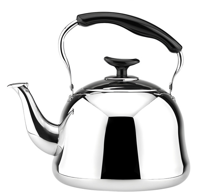 Chieh Pao 潔豹 304不銹鋼 雅緹琴音茶壺, 1個, 不銹鋼色, 7L