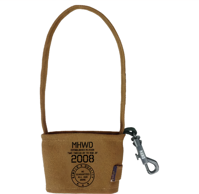 matchwood 掛勾式摺疊杯套 MHWDAS014MWKH, 卡其色, 1個, 1個