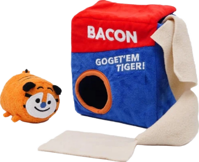 Baconbox 東尼麥片響聲藏食玩具, 多色, 1個
