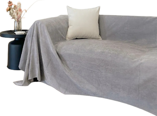 防水防貓抓沙發布, 優雅灰色, 1個