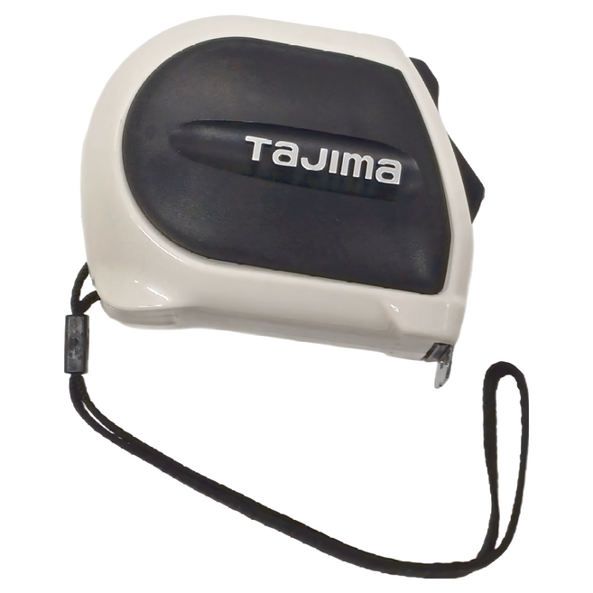 TaJIma 田島 自動固定捲尺 SSS2555S-TW 黑白色 302g, 25mm, 2個