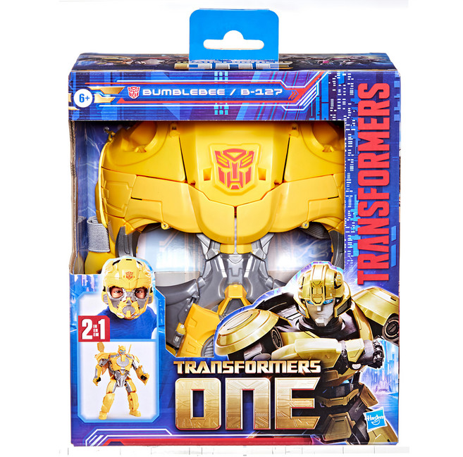 Hasbro 孩之寶 Transformer 變型金鋼 ONE電影 2合1面具組, 大黃蜂 黃色, 1組