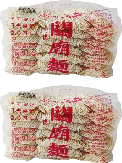 New Sun 新日光 關廟麵 小條, 1.5kg, 2包
