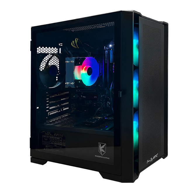 AITC 艾格 KINGSMAN CuBic ARGB 電腦機殼 120mm ARGB風扇*3, M-ATX, 1個