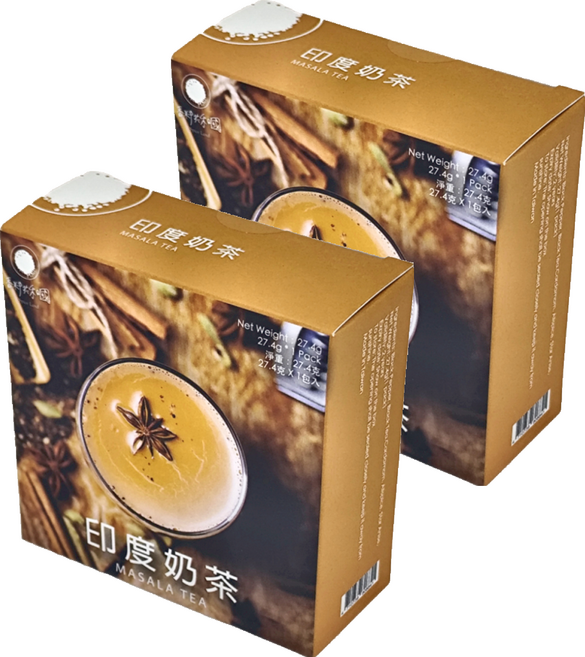 香料共和國 印度奶茶, 27.4g, 2盒, 1包