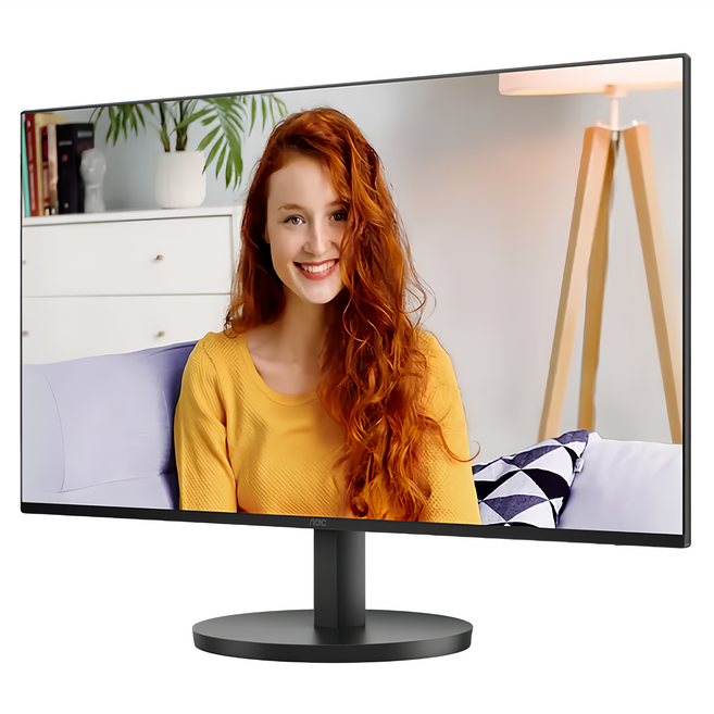 AOC 27" 窄邊框 顯示器 FHD IPS 黑色 27B3CA2
