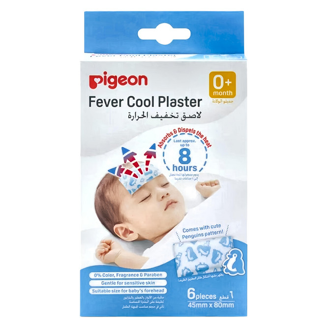 pigeon 貝親 退熱貼, 6片, 1盒