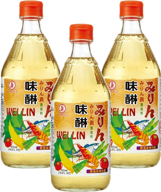 KONG YEN 工研 味醂, 500ml, 3瓶