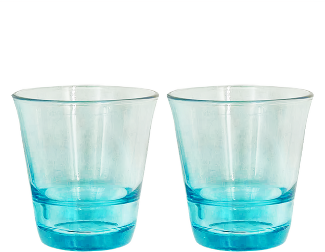 TOYO-SASAKI GLASS 東洋佐佐木 Spah堆疊水杯 210ml 81 x 82mm, 藍色, 2個