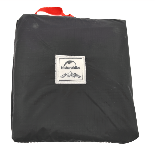 Naturehike 挪客 戶外多功能超輕地布 20D雙面塗矽格子布 NH17D050-B 67g, 黑色
