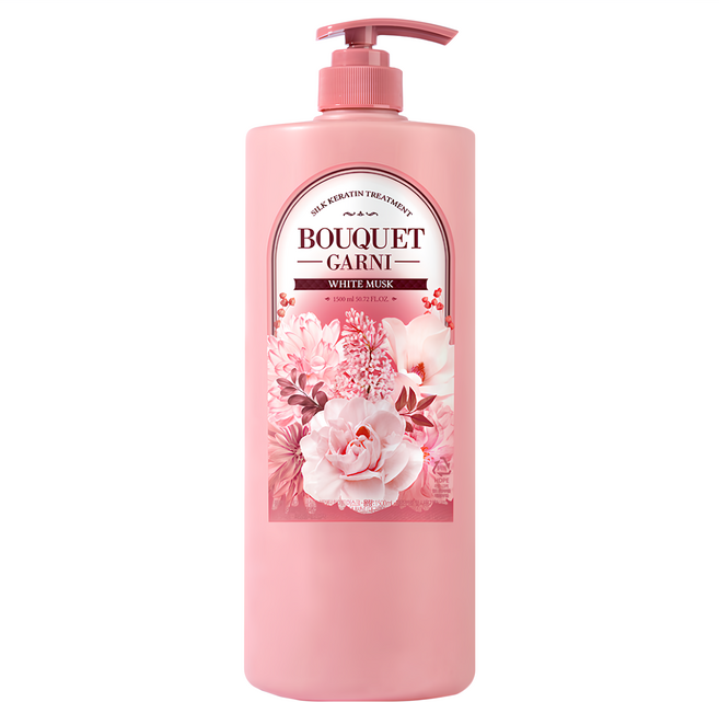 BOUQUET GARNI 絲滑角蛋白護髮素 白麝香, 1.5L, 1瓶