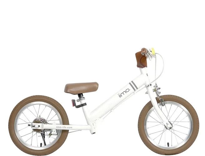 iimo 二合一平衡滑步/腳踏車 14吋 時尚白, 105cm, 1台