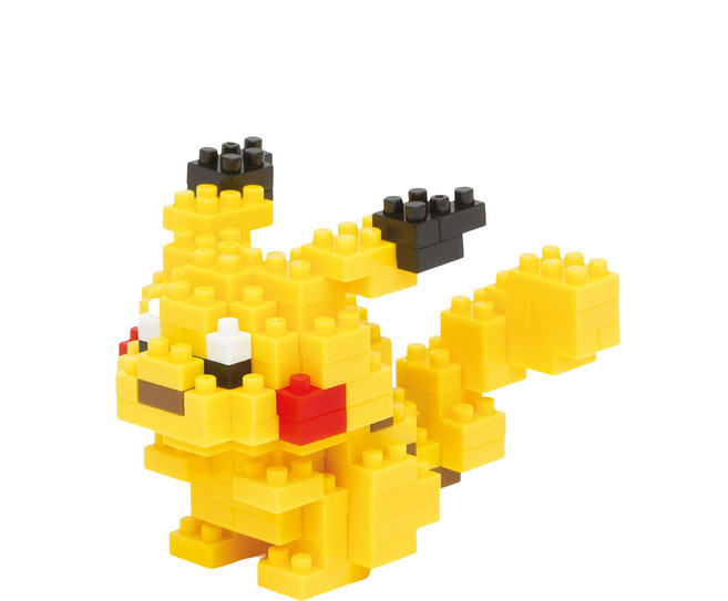nanoblock 河田積木 迷你積木, 皮卡丘 黃色, 1組