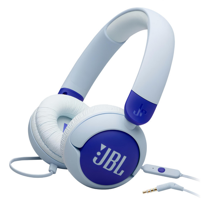 JBL Junior 320 兒童有線耳罩耳機, 藍色, EAR-JBL-JR320-BU
