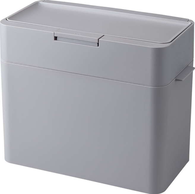 like-it 密封防臭按壓式垃圾桶 9.5L, 灰色