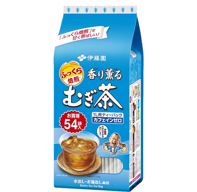 ITO EN 伊藤園 香薰麥茶, 1組, 54個裝, 7.5g