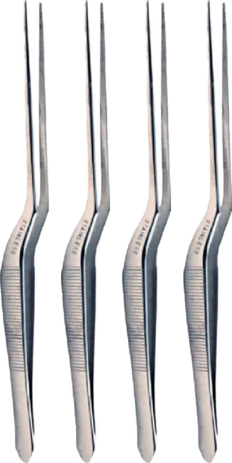 洪億 專業彎耳夾, 1入, 4支