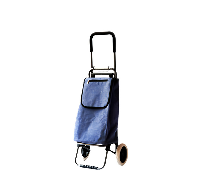 JUST HOME 日式簡約3輪保鮮購物車, 藍色, 1台