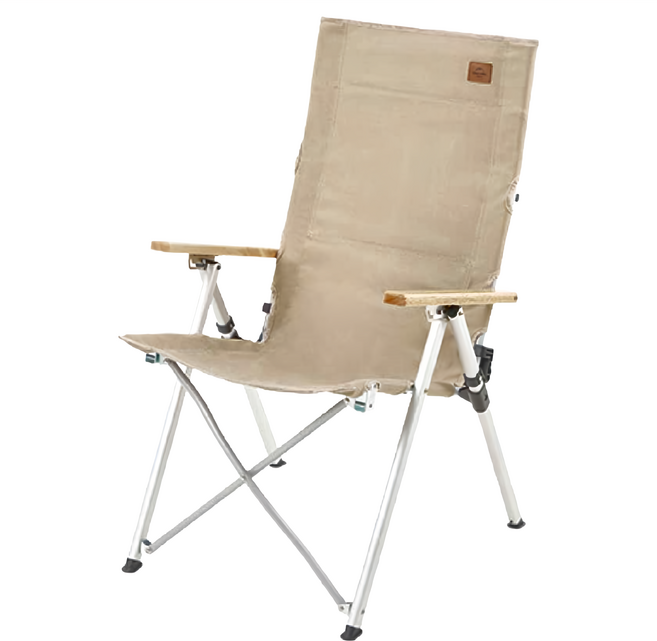 Naturehike 挪客 TY03款鋁合金輕便折疊躺椅 天野 NH17T003-Y, 卡其色, 1入