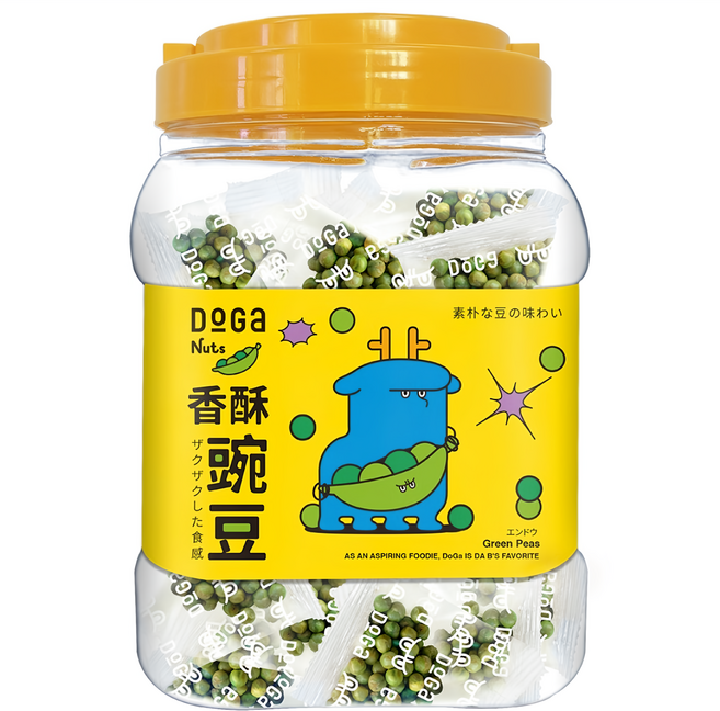 DoGa 杜甲 香酥豌豆 全素, 200g, 1罐