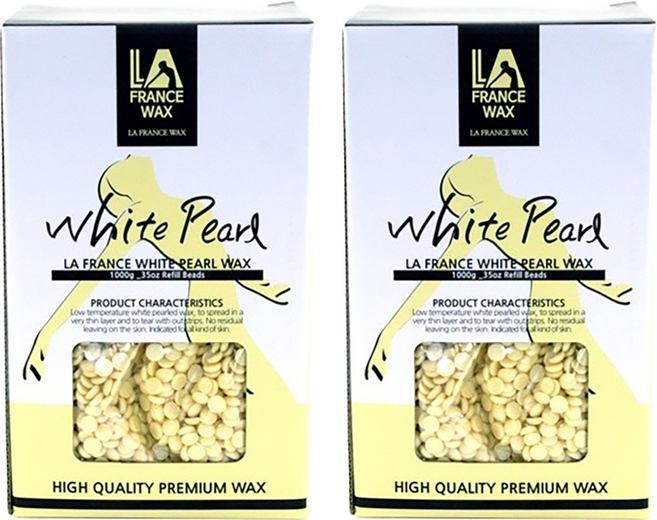 LA FRANCE WAX 珍珠白蠟, 1kg, 2瓶