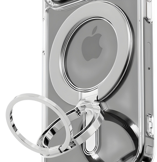 NUART Magsafe 磁吸指環手機支架, 銀色, 1個