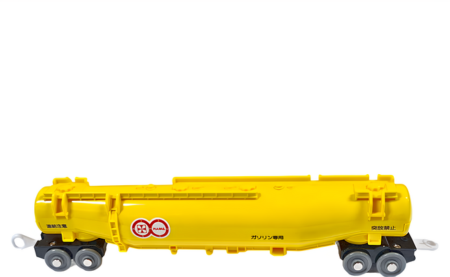 TAKARA TOMY PLARAIL 鐵道王國 長型油罐車, 黃色, 1個