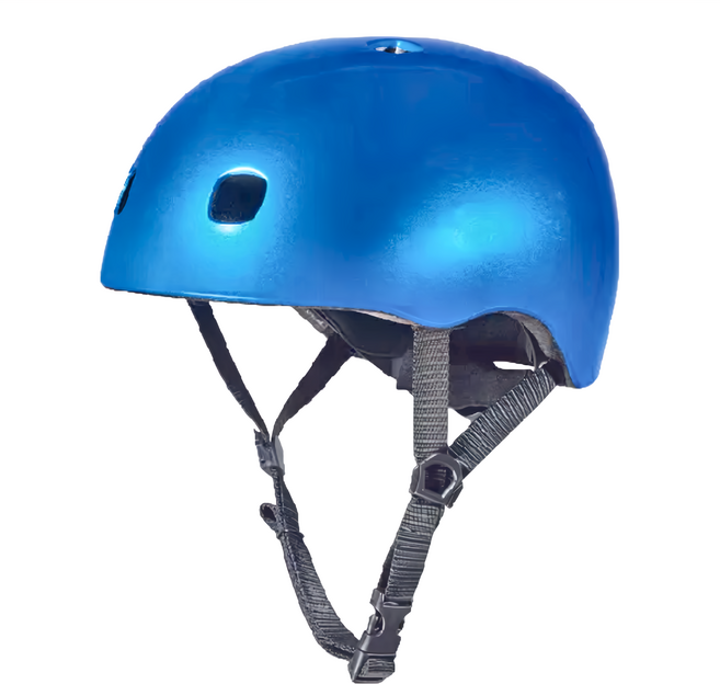 micro scooters Helmet LED 滑板活動用防護頭盔 MICRO, 金屬藍, 1個