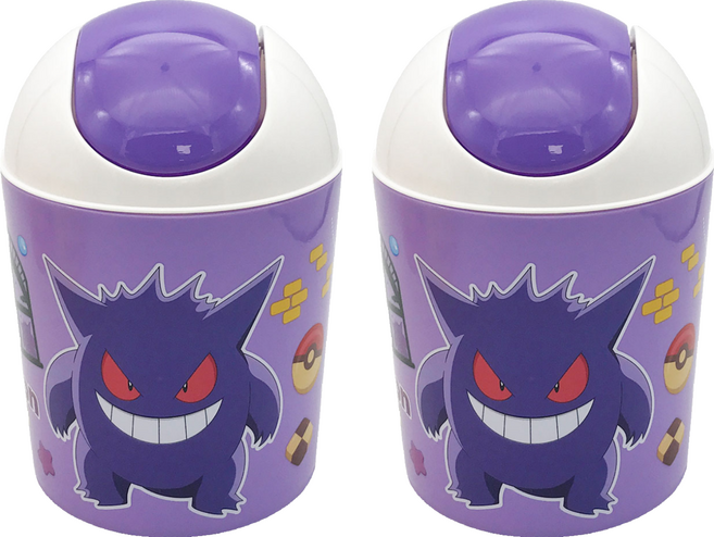 PoKeMoN 寶可夢 置物筒三, 紫色, 2個