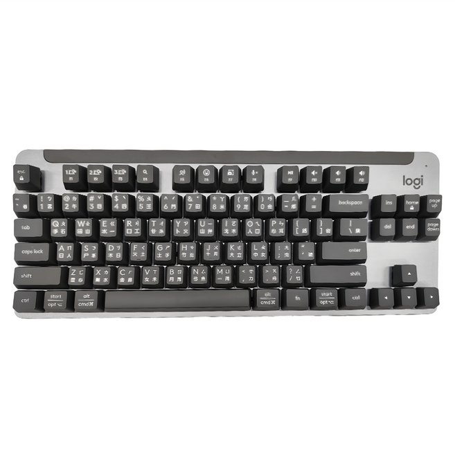 logitech 羅技 SIGNATURE 無線機械式TKL 鍵盤, K855, 黑色, 紅軸