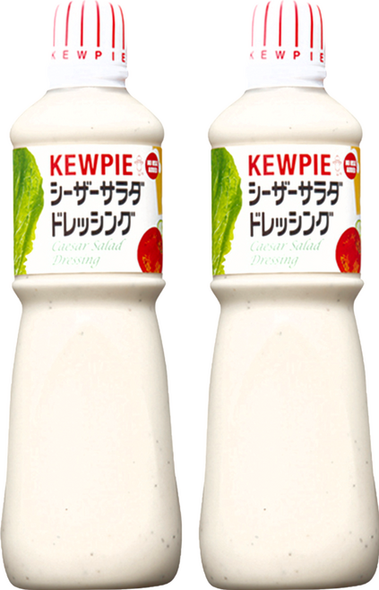kewpie 凱薩沙拉醬, 1L, 2瓶