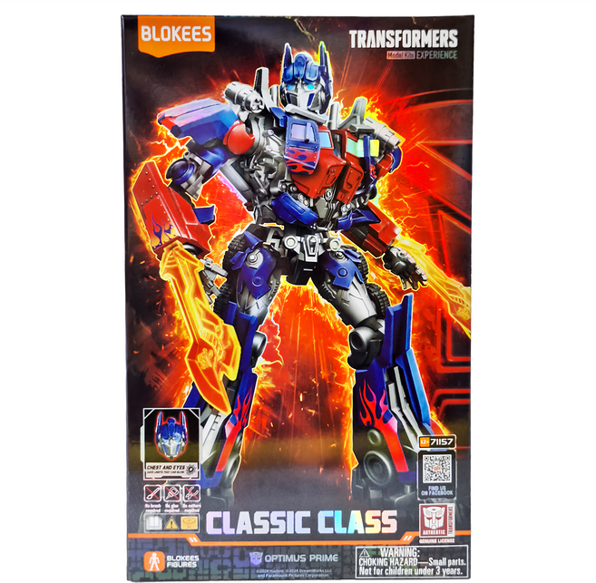 BLOKEES 布魯可 變形金剛 可動積木人超越版 Optimus Prime 12歲以上, 1盒