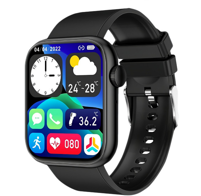 DTAudio Z60智能手錶 原廠保固, 45mm, 黑色, 藍牙