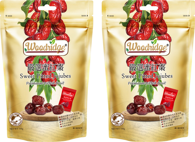 Woodridge 森之果物 嚴選蜜紅棗, 160g, 2包