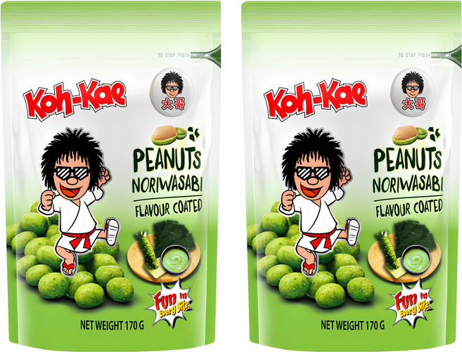 Koh-Kae 大哥 山葵味花生豆, 170g, 2包