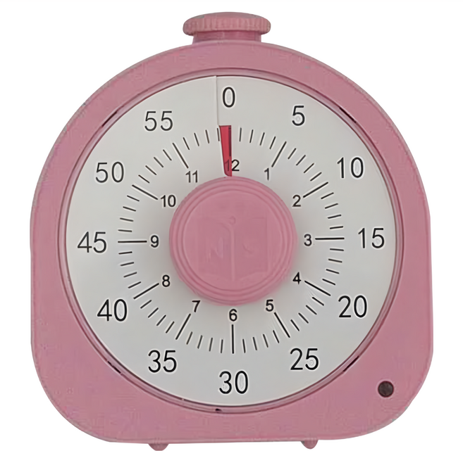 貓太子 兒童學習自律定時器 NG7079A 142g, 櫻花粉, 1個