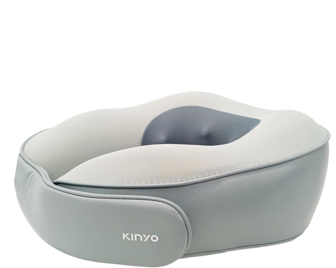 Kinyo Q彈電動按摩頸枕 IAM-2703 280 x 240 x 125mm 688g, 灰色