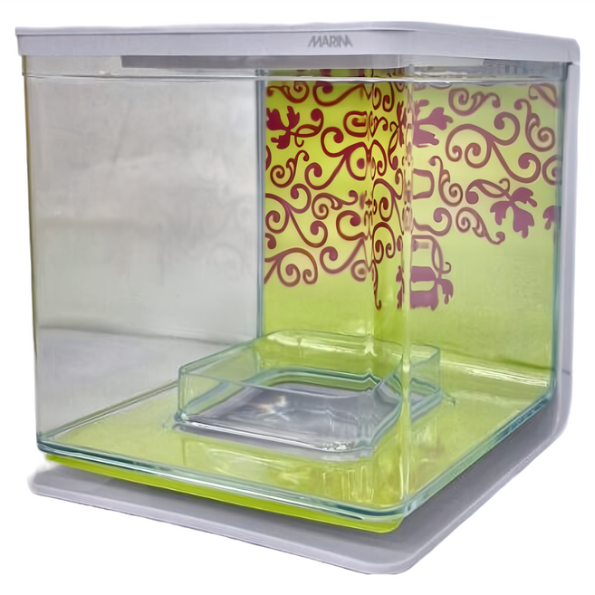 HAGEN MARINA 鬥魚套缸, 浪漫主義 白色 + 黃色, 1個