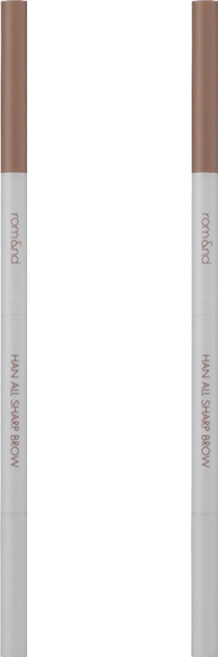 rom&nd 台灣公司貨 根纖尖頭眉筆 0.05g, W3 Merry Blondy, 2件