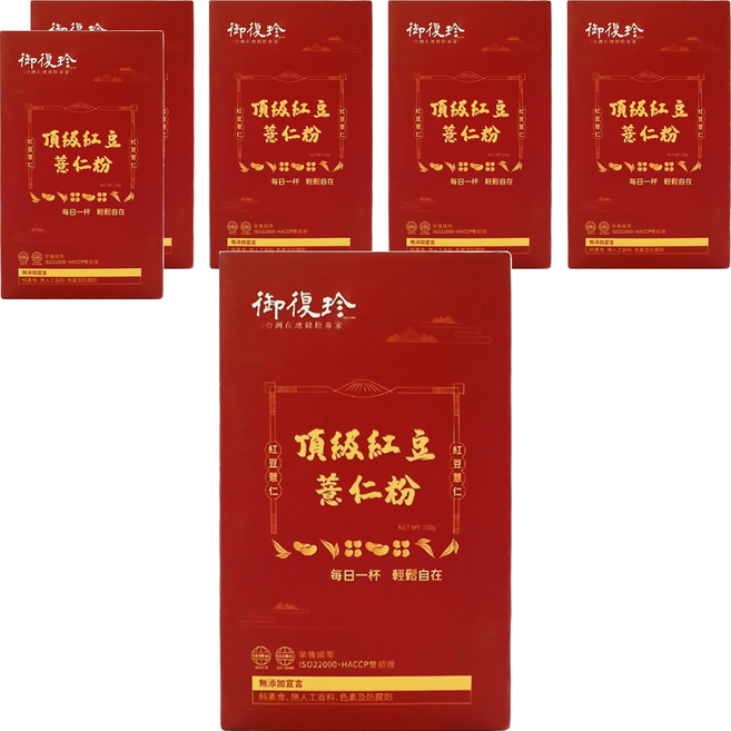 御復珍 頂級紅豆薏仁粉, 350g, 1盒, 6盒