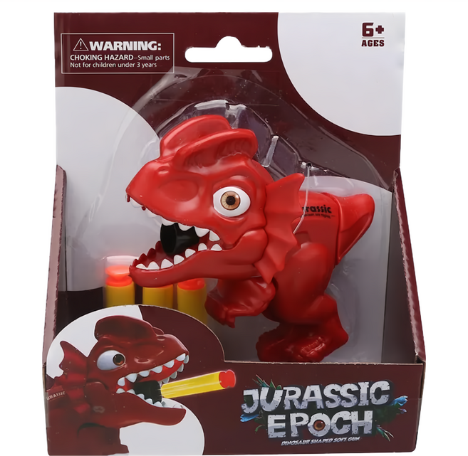 樂彩森林 造型軟彈槍, 紅暴龍, 1個