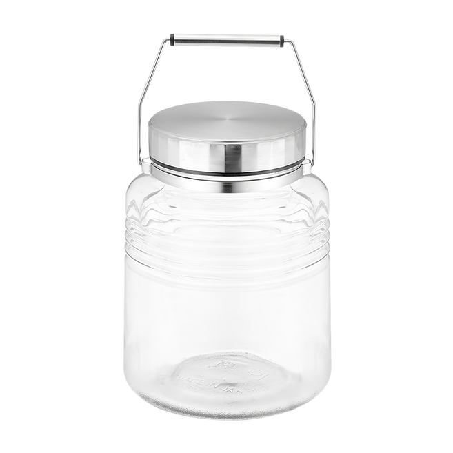 ADERIA 時尚玻璃梅酒瓶 附勺, 3L, 1個