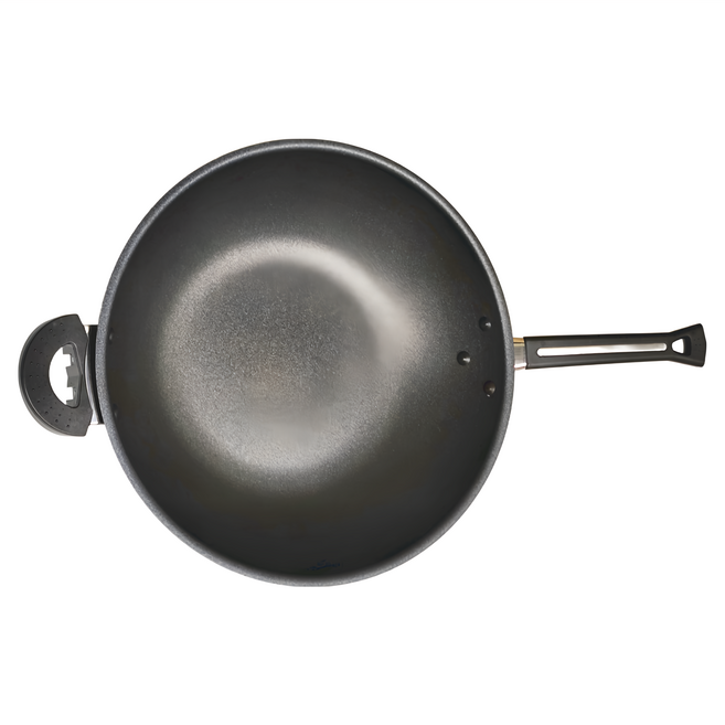 kosfu kitchen ware 鍋師傅 超硬不沾炒鍋 附不銹鋼鍋蓋 航鈦合金不沾鍋炒菜鍋, 36cm, 1個